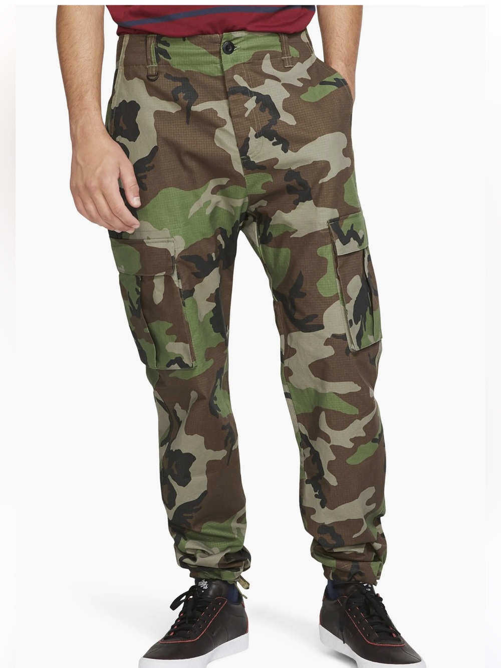 NWOT Nike SB Woodland Camo Skate Cargo Pants Mens 28